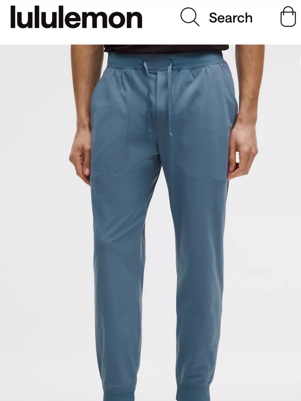 lululemon athletica Men’s Slate Blue Jogger pants. Size M.